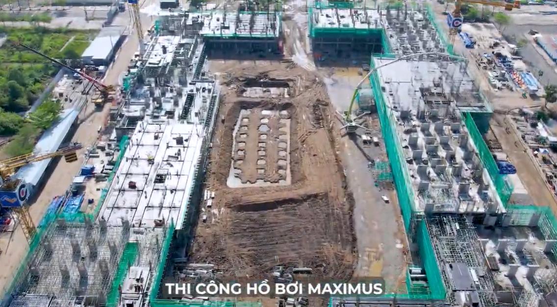 Tien do thi cong du an The Win City thang 5 2026