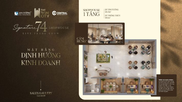 shophouse 2 tầng the win city