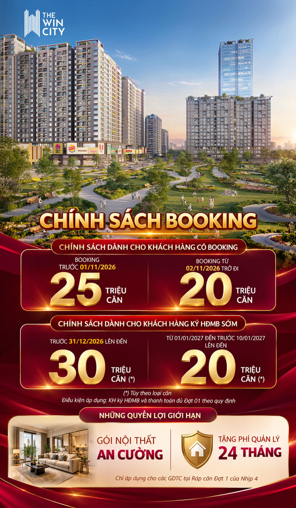 chính sách bán hàng the win city